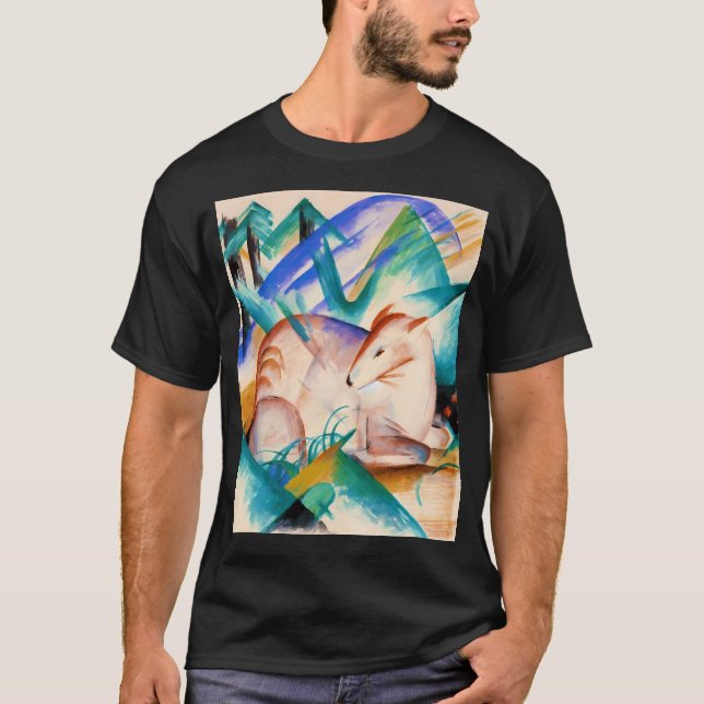 Camiseta Franz Marc Red Deer (Anverso)