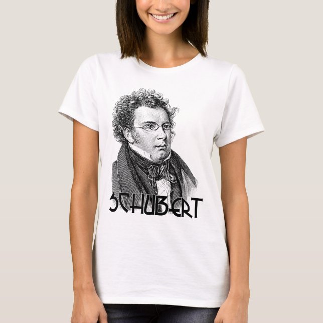 Camiseta Franz Schubert (Anverso)