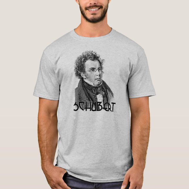 Camiseta Franz Schubert (Anverso)