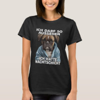 Französische Bulldogge Spruch I Ich hatte Nachtsch