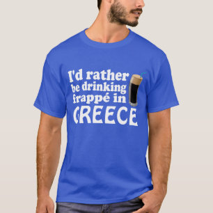 Camiseta Frappé en Grecia