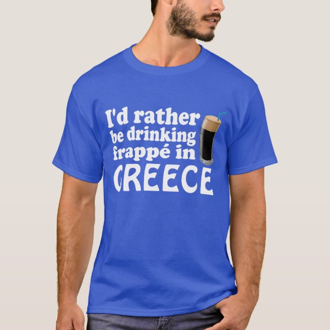 Camiseta Frappé en Grecia (Anverso)
