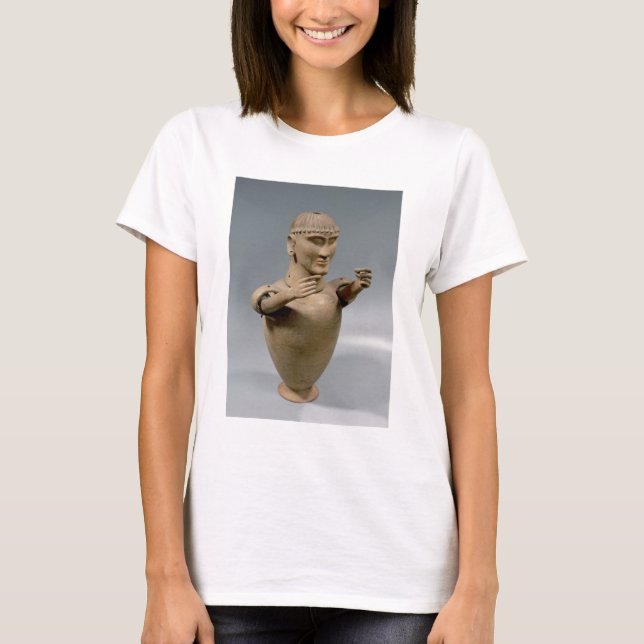 Camiseta Frasco canópico con brazos móviles (arcilla) (Anverso)