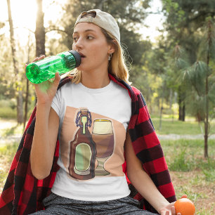 Camiseta Frasco De Bebida