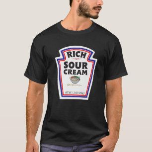 Camiseta Frasco de crema agria de disfraces de Halloween
