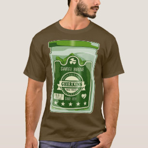 Camiseta Frasco de encurtido verde