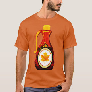 Camiseta Frasco de jarabe de arce