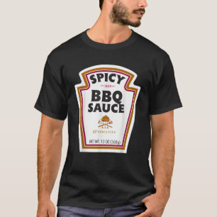 Camiseta Frasco de Salsa de Cubrecama de Disfraces de Hallo