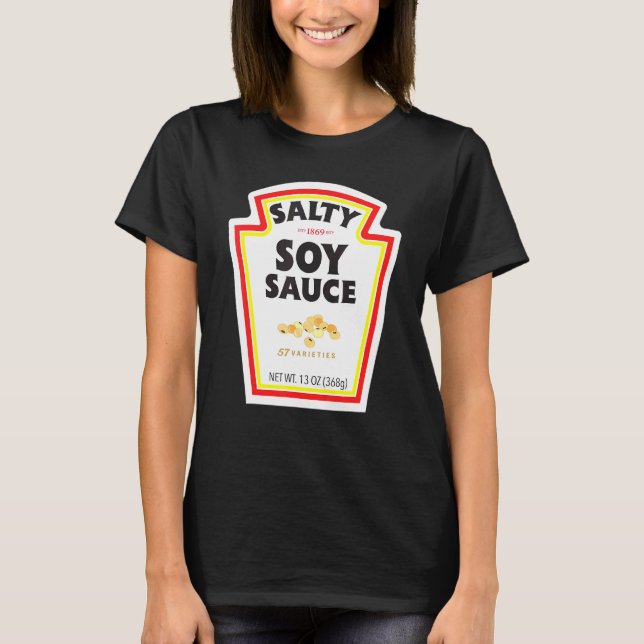 Camiseta Frasco de salsa de soja salada de disfraces de Hal (Anverso)