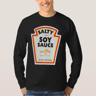 Camiseta Frasco de salsa de soja salada de disfraces de Hal