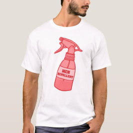 Camiseta Frasco de spray repelente de hombres con humor des