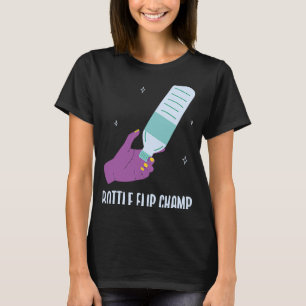 Camiseta Frasco Flip Champ I Botella de agua Girando Flippi