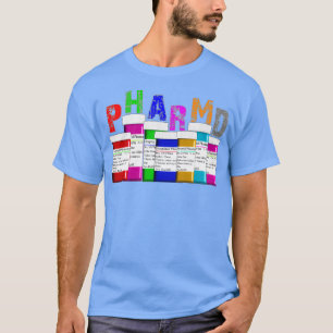 Camiseta Frascos de prescripción de PharmD 1