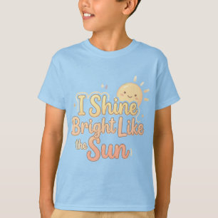 Camiseta Frase de Confianza Alegre para Mentes Pequeñas Bri