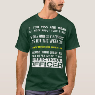 Camiseta Frase de funcionario penitenciario de Guay en pris