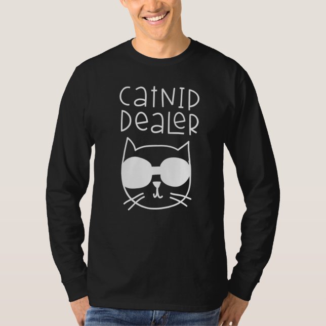 Camiseta Frase del gato del concesionario de Catnip (Anverso)