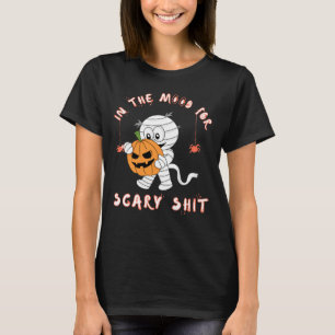 Camiseta Frase divertida de la calabaza fantasma de Hallowe