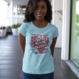 Camiseta Frase Graciosa Retro Que Dios Tenga Enemigos Miser