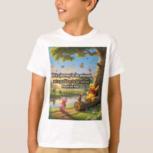 Camiseta Frase Infantil de Winnie the Pooh