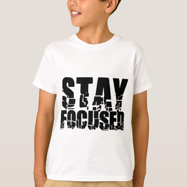 Camiseta Frase motivacional centrada en la tipografía