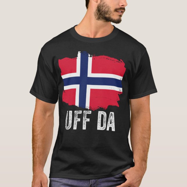 Camiseta Frase noruega Uff Da (Anverso)