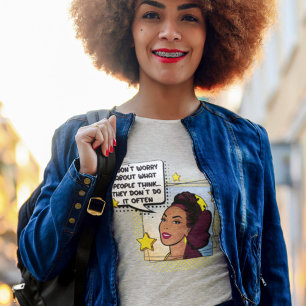 Camiseta Frase retro sarcástica arte pop de ama de casa de 