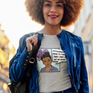 Camiseta Frase retro sarcástica arte pop de ama de casa de 