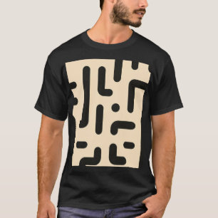 Camiseta Frases de letras sobre fondo beige pálido