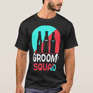 Camiseta Frases del Equipo del Novio Fiesta Boda Soltero 