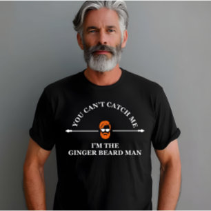 Camiseta frases graciosas con barba de jengibre barba hombr