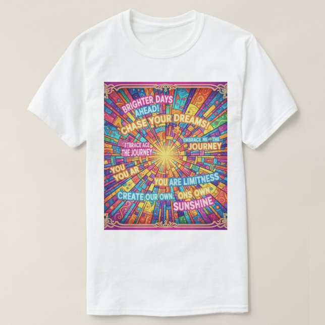 Camiseta frases motivação (Diseño del anverso)