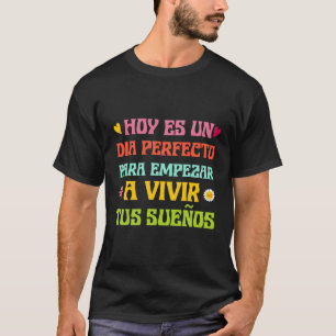 Camiseta Frases Motivadoras Positivas En Espaã±Ol Para Muje