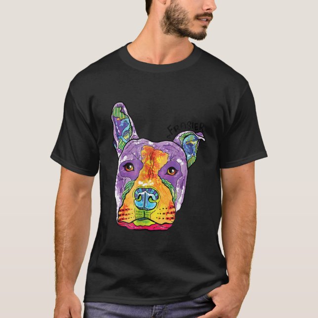 Camiseta Frasier El Rescate Perro Pitbull (Anverso)