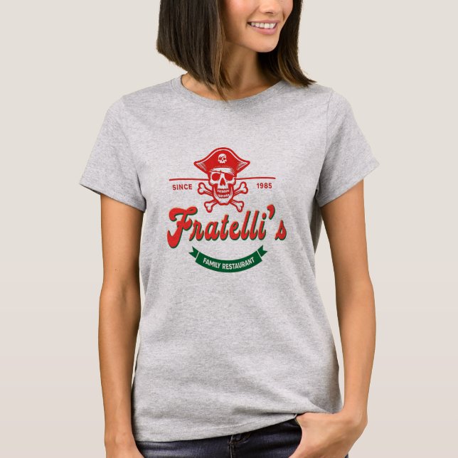 Camiseta Fratellis Inspired Retro Pop Culture (Anverso)