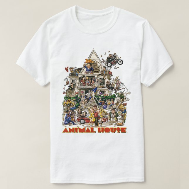 Camiseta Fraternidad de casas Delta de Casa de Animales (Diseño del anverso)