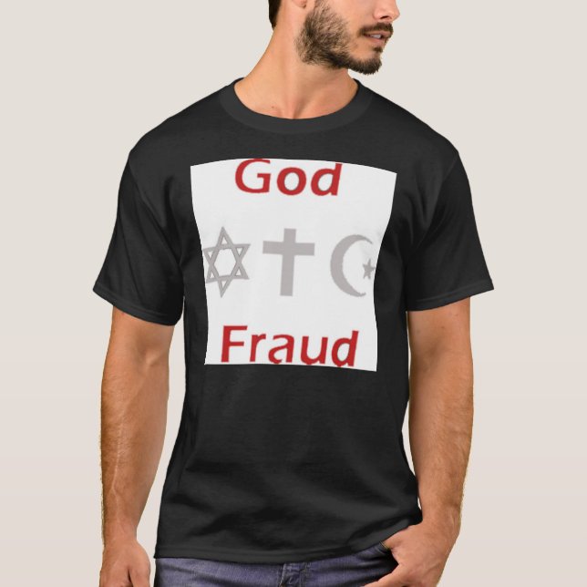 Camiseta Fraude de dios (Anverso)