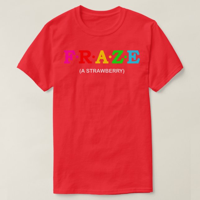Camiseta Frazo A Fresa 1 (Diseño del anverso)