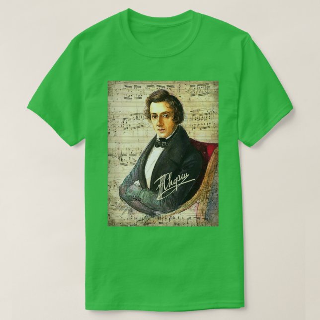 Camiseta Frdric Chopin (Diseño del anverso)