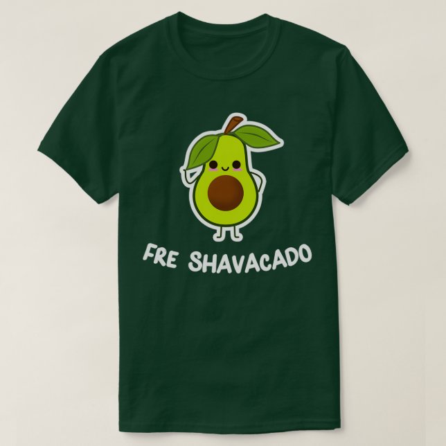 Camiseta Fre Shavacado Funny Chiste de aguacate fresco Pun  (Diseño del anverso)