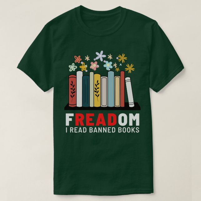 Camiseta Freadom Leí Libros Prohibidos (Diseño del anverso)