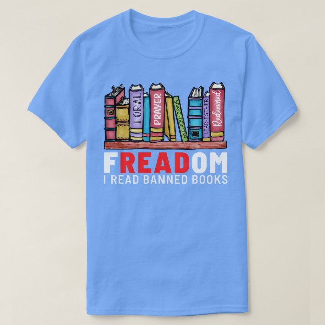 Camiseta Freadom Leí Libros Prohibidos 2 (Diseño del anverso)