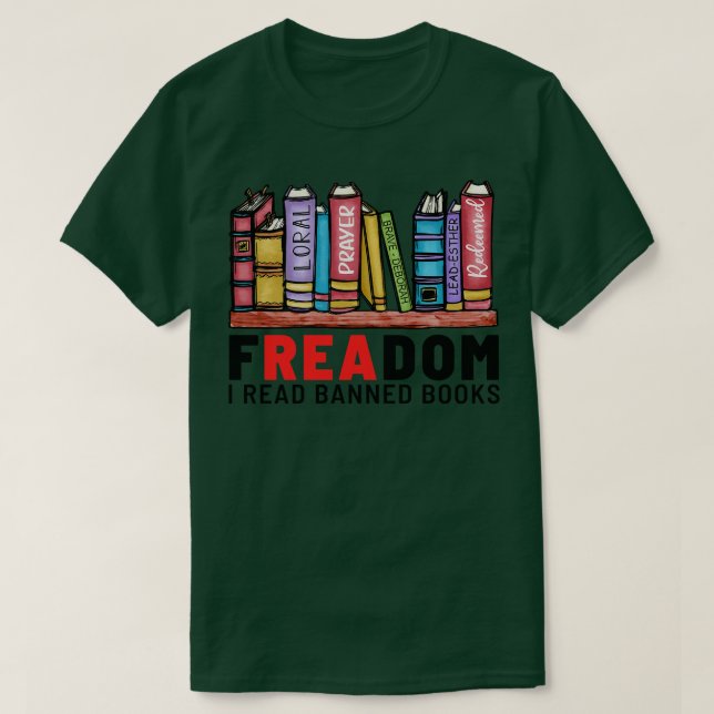 Camiseta Freadom Leí Libros Prohibidos 3 (Diseño del anverso)