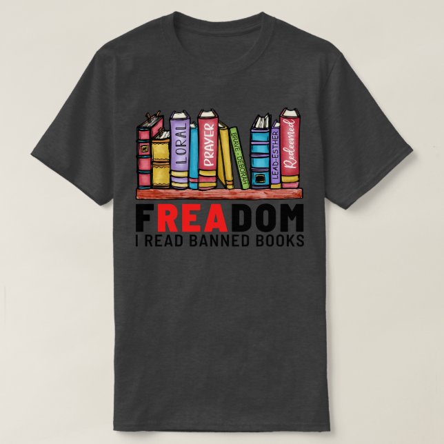 Camiseta Freadom Leí Libros Prohibidos 3 (Diseño del anverso)