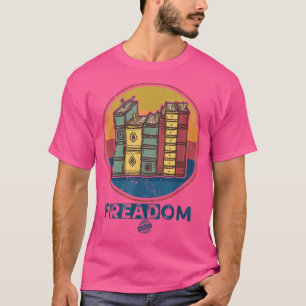 Camiseta Freadom Leí Libros Prohibidos Vintage Divertido Bo