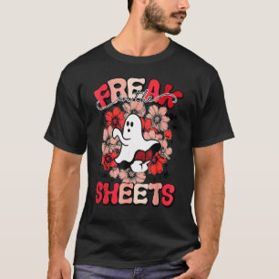 Camiseta Freak espeluznante en Halloween de sábanas