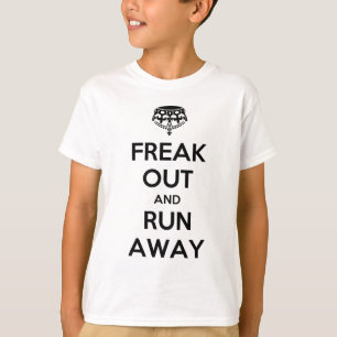 Camiseta Freak hacia fuera el funcionamiento lejos guardan