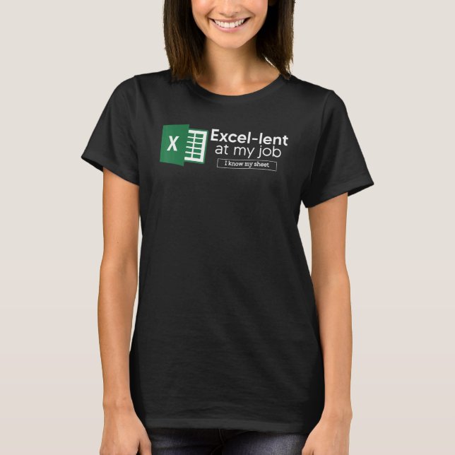 Camiseta Freak In The Sheets Excel prestado en My Job Sprea (Anverso)