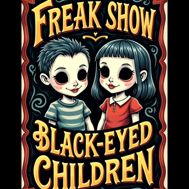 Camiseta Freak Show Collection The Black-Eyed Children  (Subido por el creador)