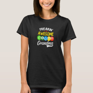 Camiseta Freakin Awesome Bingo Grandma Bingo Queen