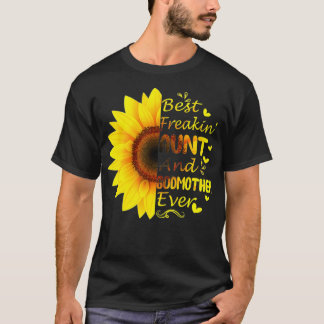 Camiseta Freakin Tía Godwoman Día de la Madre girasol